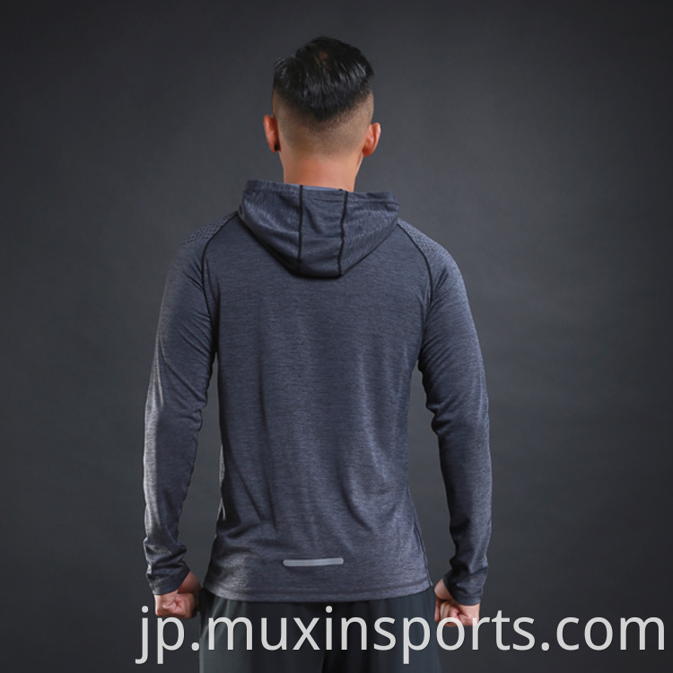 long sleeve workout hoodies for men